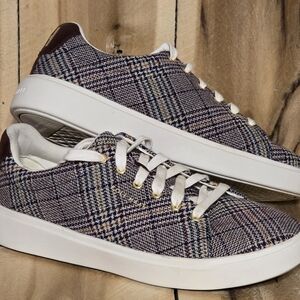 COLE HAAN Womens 7 B Grand  Crosscourt Traveler Plaid Athleisure Fashion Sneaker